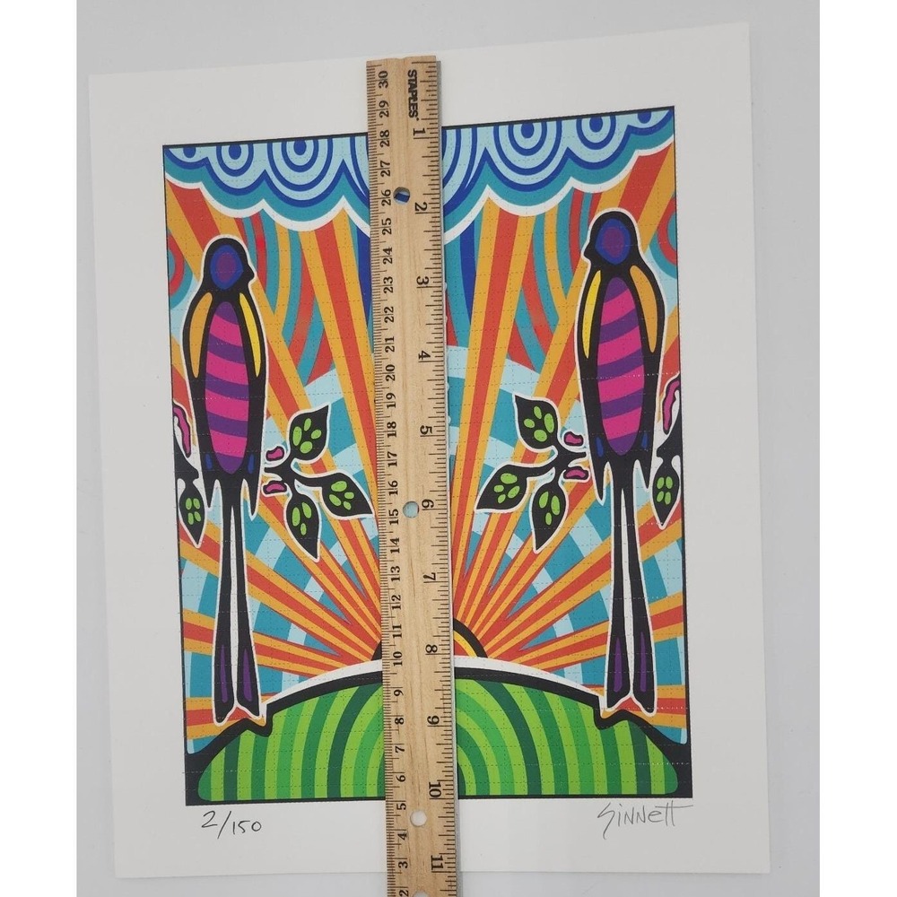 Rick Sinnett "Keepers of the‎ Wheat" signed blotter art print limited edition - Picture 7 of 7